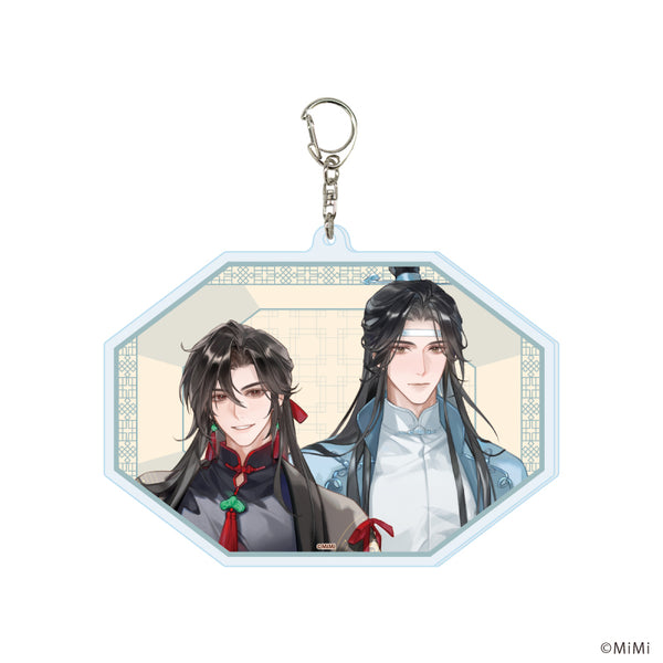 『大河幻想ラジオドラマ魔道祖師』デカアクリルキーホルダー」05/魏無羨&藍忘機 中華飯店ver.(描き下ろしイラスト)
