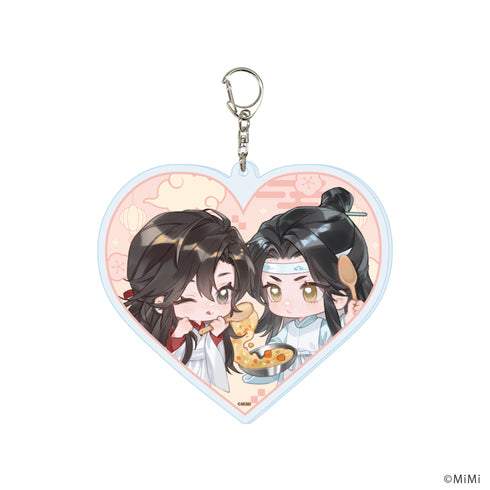 『大河幻想ラジオドラマ魔道祖師』デカアクリルキーホルダー」07/魏無羨&藍忘機 隠居ver.(ミニキャライラスト)