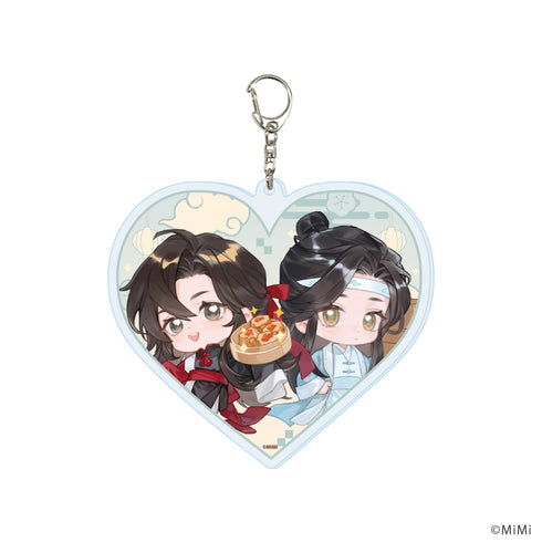 『大河幻想ラジオドラマ魔道祖師』デカアクリルキーホルダー」08/魏無羨&藍忘機 中華飯店ver.(ミニキャライラスト)