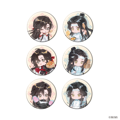 『大河幻想ラジオドラマ魔道祖師』缶バッジ」06/コンプリートセット(全6種)(ミニキャライラスト)