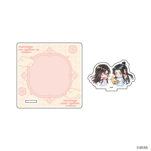 『大河幻想ラジオドラマ魔道祖師』アクリルコースタースタンド」01/魏無羨&藍忘機 隠居ver.(ミニキャライラスト)