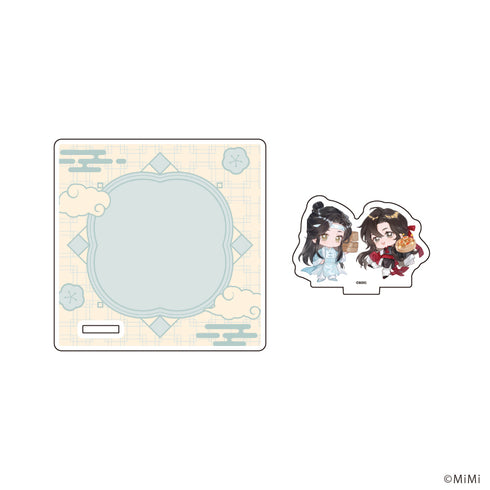 『大河幻想ラジオドラマ魔道祖師』アクリルコースタースタンド」02/魏無羨&藍忘機 中華飯店ver.(ミニキャライラスト)