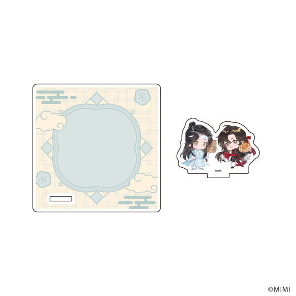 『大河幻想ラジオドラマ魔道祖師』アクリルコースタースタンド」02/魏無羨&藍忘機 中華飯店ver.(ミニキャライラスト)