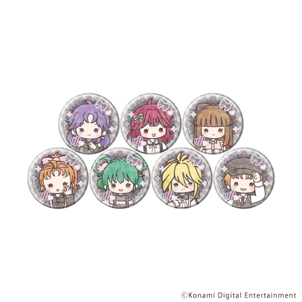 『ときめきメモリアル』ホログラム缶バッジ(57mm)02/ダークガーリーver. コンプリートセット(全7種)(グラフアートイラスト)