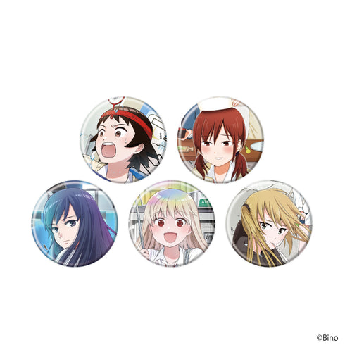 『女子高生の無駄づかい』缶バッジ01/コンプリートセット(全5種)(公式イラスト)