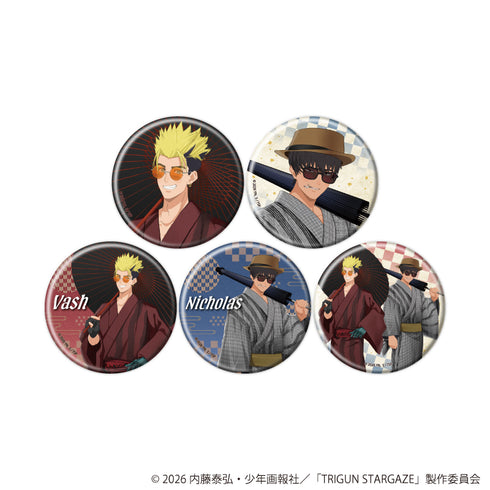 『TRIGUN STARGAZE』缶バッジ05/コンプリートセット(全5種)(描き下ろし)