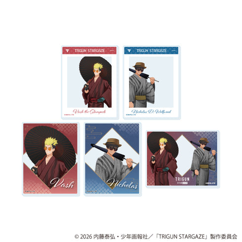 『TRIGUN STARGAZE』アクリルカード01/コンプリートセット(全5種)(描き下ろし)