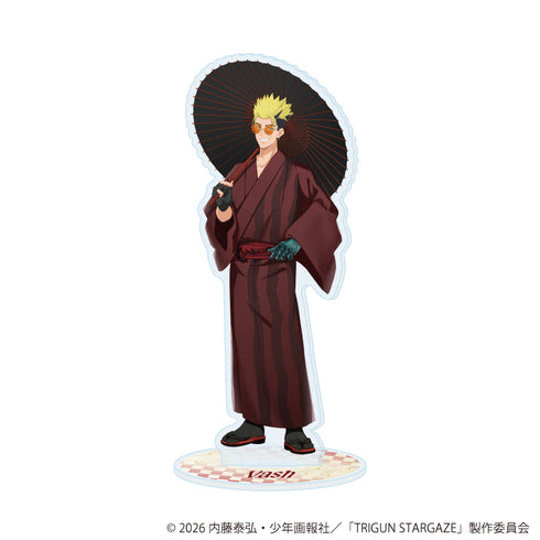 『TRIGUN STARGAZE』アクリルスタンド01/ヴァッシュ・ザ・スタンピード 浴衣ver.(描き下ろし)