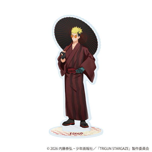 "TRIGUN STARGAZE" Acrylic Stand 01 / Vash the Stampede Yukata Ver. (Newly Illustrated)