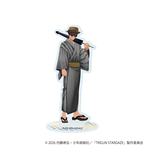 『TRIGUN STARGAZE』アクリルスタンド02/ニコラス・D・ウルフウッド 浴衣ver.(描き下ろし)