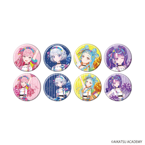 『アイカツアカデミー!』缶バッジ02/チアver. コンプリートセット(全8種)(撮り下ろし)