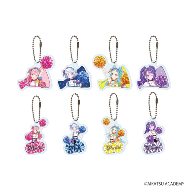 『アイカツアカデミー!』アクリルキーホルダー02/チアver. コンプリートセット(全8種)(撮り下ろし)