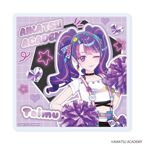 『アイカツアカデミー!』アクリルコースター04/凛堂たいむ チアver.(撮り下ろし)