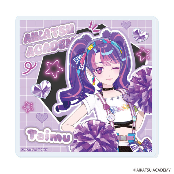 『アイカツアカデミー!』アクリルコースター04/凛堂たいむ チアver.(撮り下ろし)