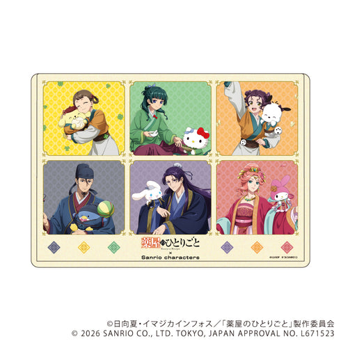 『薬屋のひとりごと×サンリオキャラクターズ』キャラクリアケース01/集合デザイン 等身(コラボイラスト)