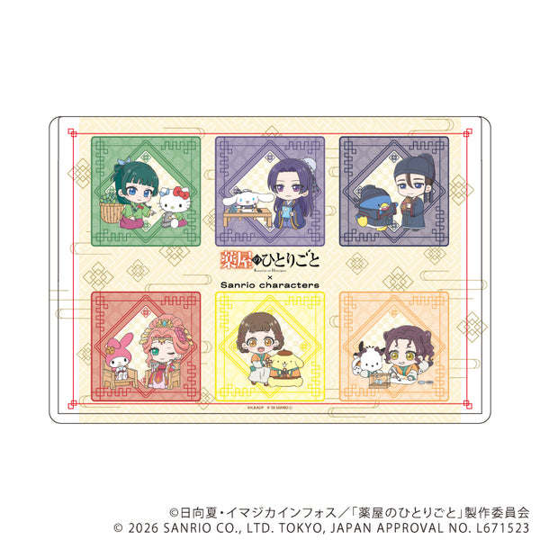 『薬屋のひとりごと×サンリオキャラクターズ』キャラクリアケース02/集合デザイン ミニ(コラボイラスト)
