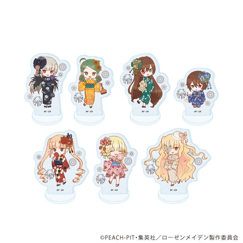 『ローゼンメイデン』アクリルぷちスタンド12/夏祭りver. コンプリートセット(全7種)(レトロアートイラスト)