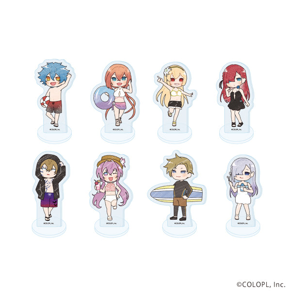 『白猫プロジェクト』アクリルぷちスタンド07/水着ver. コンプリートセット(全8種)(グラフアートイラスト)