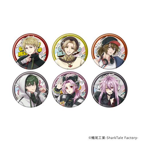 『細胞神曲』缶バッジ11/原宿系ファッションver. コンプリートセット(全6種)(描き起こしイラスト)