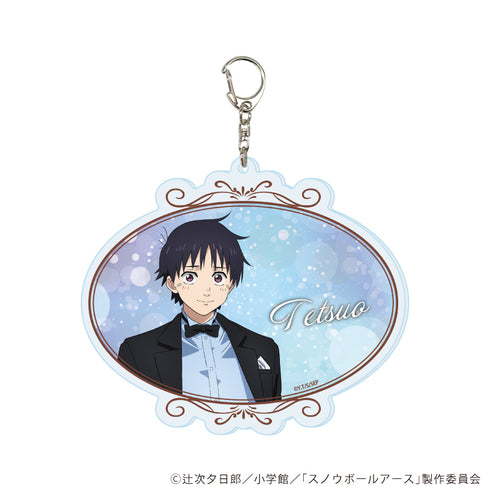 "Snowball Earth" Large Acrylic Keychain 01 / Tetsuo Yabusame (Original Illustration)