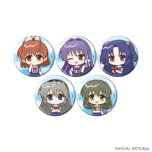 『CLANNAD』缶バッジ03/コンプリートセット(全5種)(ミニキャライラスト)