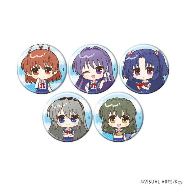 『CLANNAD』缶バッジ03/コンプリートセット(全5種)(ミニキャライラスト)
