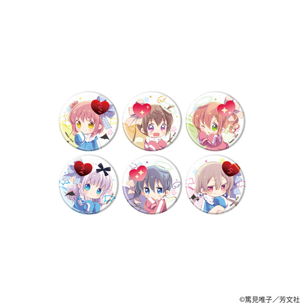 『スロウスタート』缶バッジ04/天使&悪魔ver. コンプリートセット(全6種)(描き下ろしイラスト)