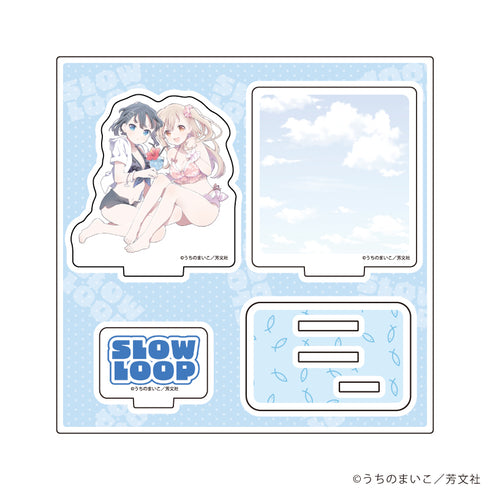 『スローループ』アクリルスタンドプレート05/B(公式イラスト)