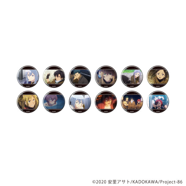 『86―エイティシックス―』缶バッジ05/コンプリートセット(全12種)(場面写イラスト)