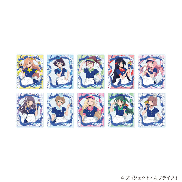 『イキヅライブ! LOVELIVE! BLUEBIRD』アクリルカード01/クレープver. コンプリートセット(全10種)(描き下ろしイラスト)