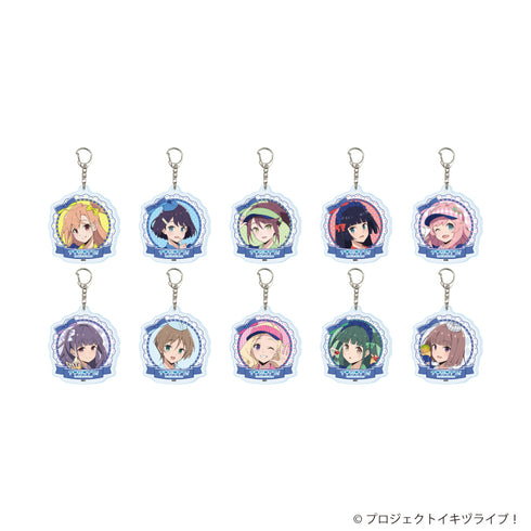 《Iki-Z Live! LOVELIVE! BLUEBIRD》亚克力钥匙扣01/可丽饼版 全套(共10种)(全新绘制插画)