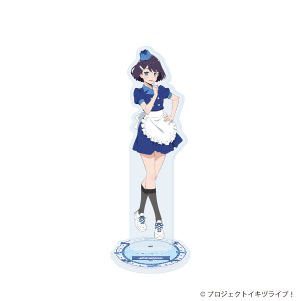 『イキヅライブ! LOVELIVE! BLUEBIRD』アクリルスタンド02/クレープver. 麻布麻衣(描き下ろしイラスト)