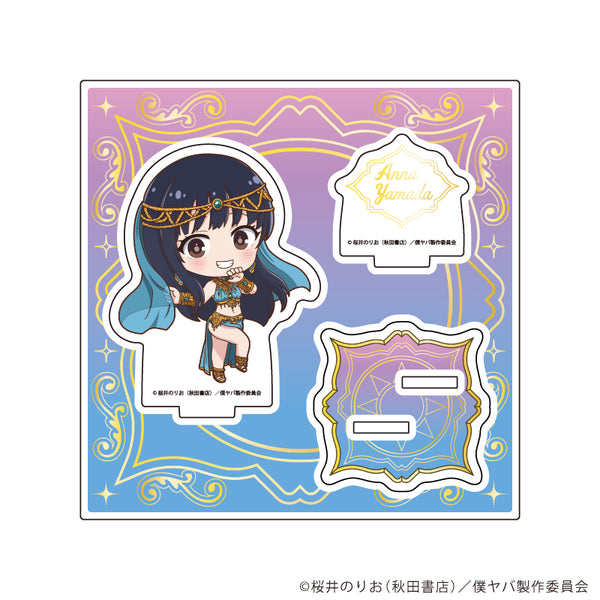 "The Crazy Guy in My Heart" Acrylic Stand Plate 09/D (Mini Character Illustration)