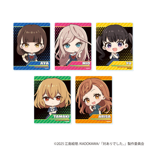 『対ありでした。~お嬢さまは格闘ゲームなんてしない~』アクリルカード01/コンプリートセット(全5種)(公式イラスト)