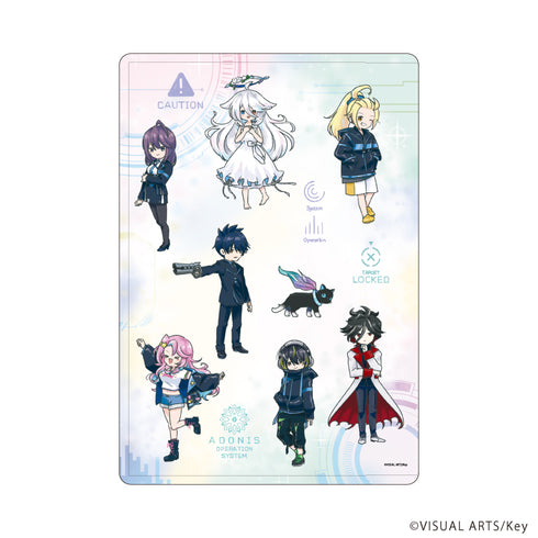 『虹彩都市』キャラクリアケース01/集合デザイン(グラフアートイラスト)