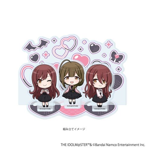 『アイドルマスター シャイニーカラーズ』アクリルジオラマ14/283プロ アルストロメリア ダークガーリーファッションver.(ミニキャライラスト)