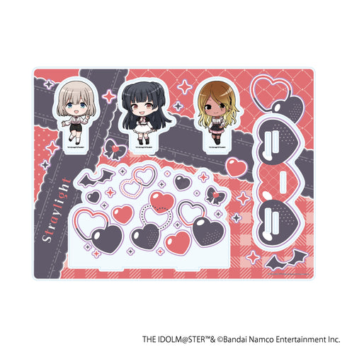 『アイドルマスター シャイニーカラーズ』アクリルジオラマ15/283プロ ストレイライト ダークガーリーファッションver.(ミニキャライラスト)