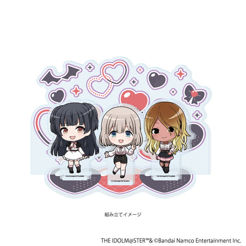 『アイドルマスター シャイニーカラーズ』アクリルジオラマ15/283プロ ストレイライト ダークガーリーファッションver.(ミニキャライラスト)