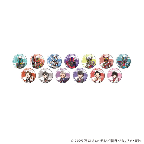 『仮面ライダーゼッツ』缶バッジ02/コンプリートセット(全13種)(グラフアートイラスト)