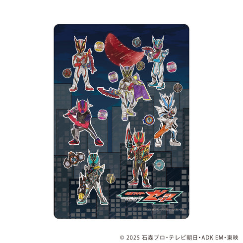 『仮面ライダーゼッツ』キャラクリアケース03/集合デザインA(グラフアートイラスト)
