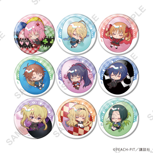 『しゅごキャラ!』缶バッジ48/しゅごたまクッションver. コンプリートセット(全9種)(ミニキャライラスト)