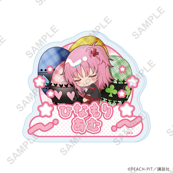 『しゅごキャラ!』おなまえアクリルプレートバッジ04/日奈森あむ しゅごたまクッションver.(ミニキャライラスト)
