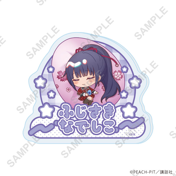 『しゅごキャラ!』おなまえアクリルプレートバッジ08/藤咲なでしこ しゅごたまクッションver.(ミニキャライラスト)