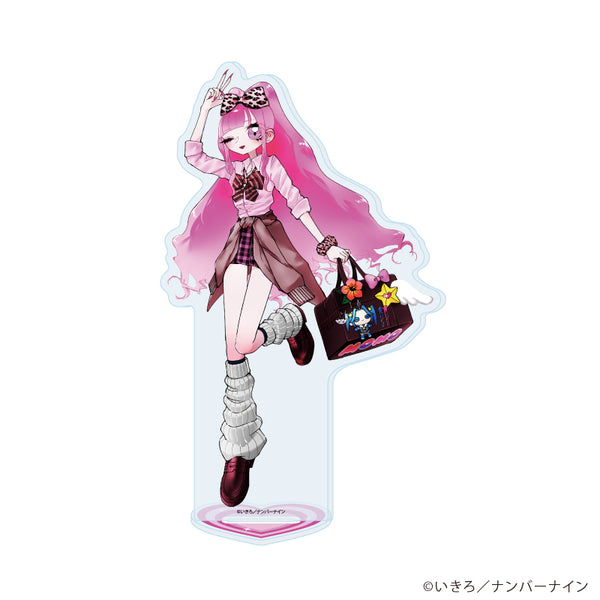 『魔法少女ピンクブルー』アクリルスタンド08/ピンク ギャルver.(描き下ろしイラスト)