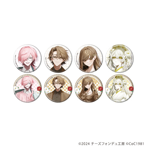 『死んでも筆を折るものか』缶バッジ01/コンプリートセット(全8種)(公式イラスト)