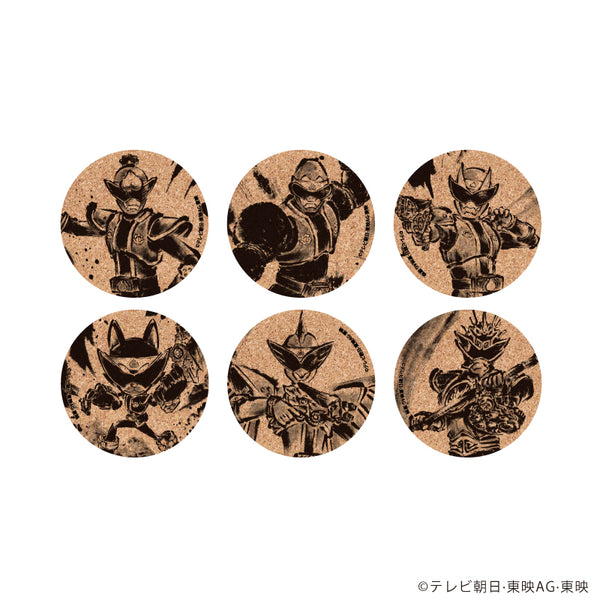 『暴太郎戦隊ドンブラザーズ』コルクコースター01/コンプリートセット(全6種)(描き起こしイラスト)