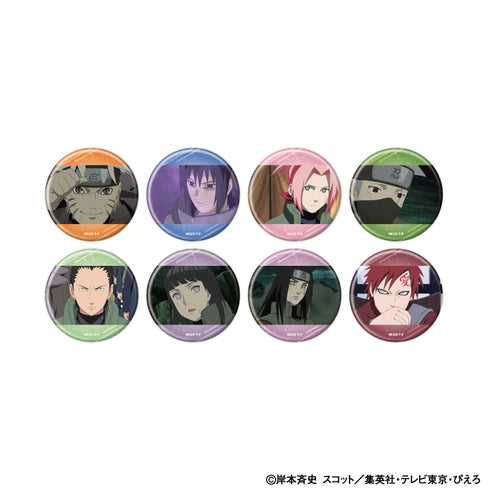 『NARUTO-ナルト- 疾風伝』缶バッジ21/セット1 コンプリートセット(全8種)(場面写イラスト)