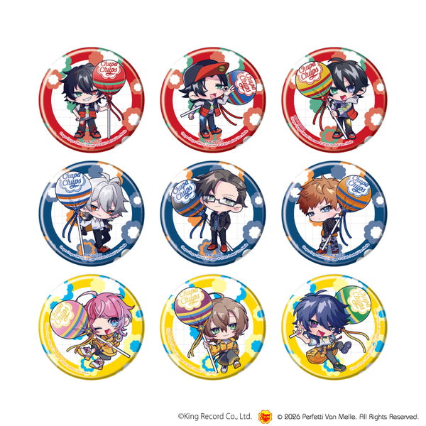 『ヒプノシスマイク-Division Rap Battle-×チュッパチャプス』缶バッジ01/コンプリートセット(全9種)(ミニキャライラスト)