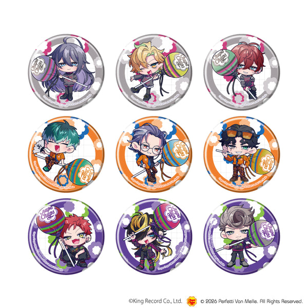 『ヒプノシスマイク-Division Rap Battle-×チュッパチャプス』缶バッジ02/コンプリートセット(全9種)(ミニキャライラスト)