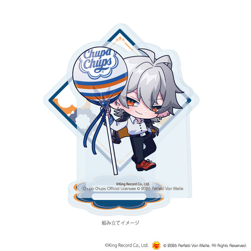『ヒプノシスマイク-Division Rap Battle-×チュッパチャプス』アクリルスタンドプレート04/碧棺 左馬刻(ミニキャライラスト)